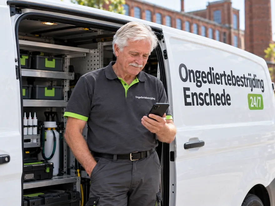 Bel Ongediertebestrijding Enschede: 7 dagen per week bereikbaar